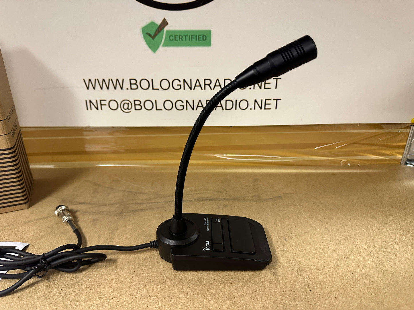 Icom sm 30 pari al nuovo