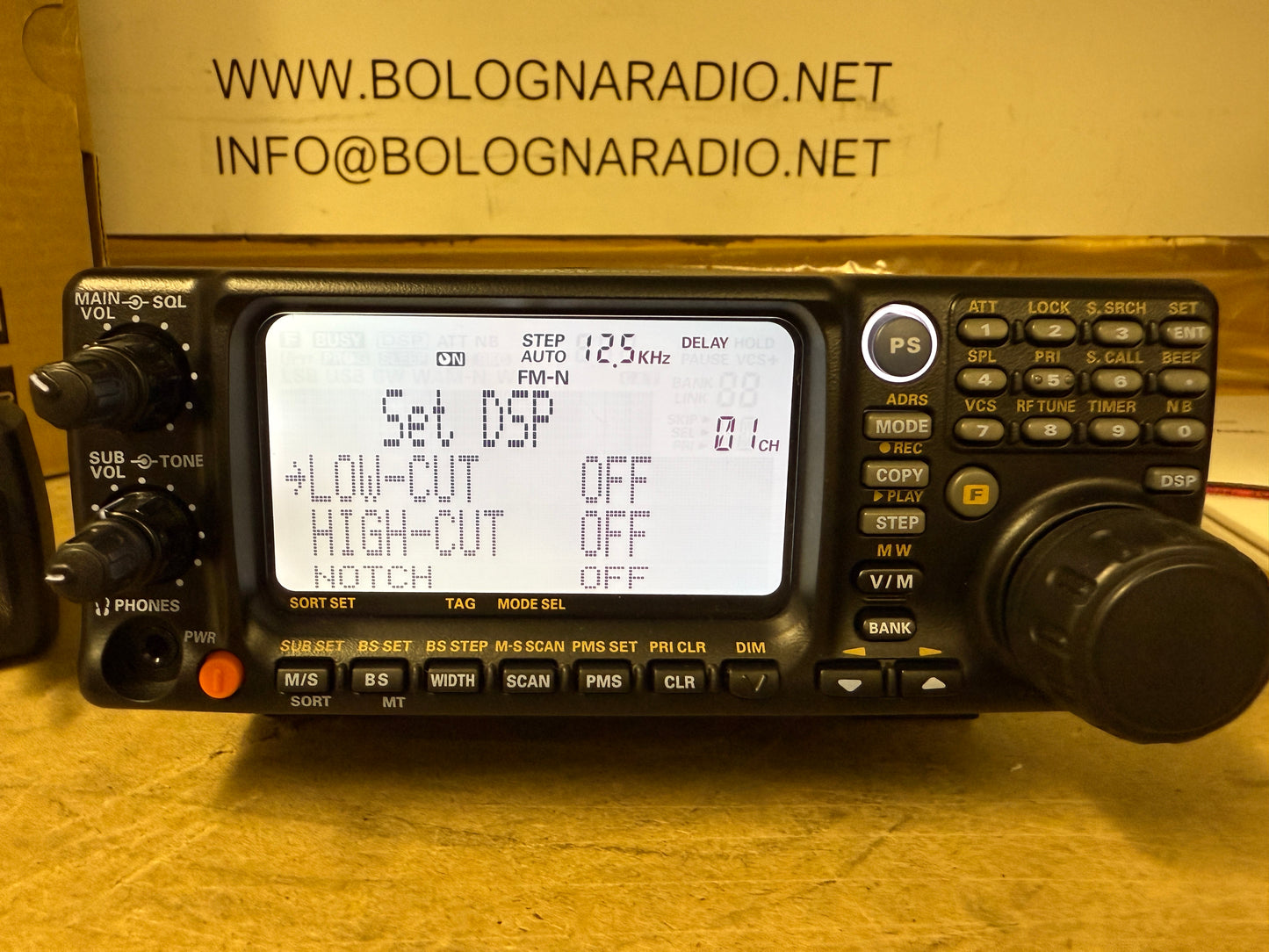 Yaesu VR 5000 ultima serie con DSP pari al nuovo Garanzia 12 mesi