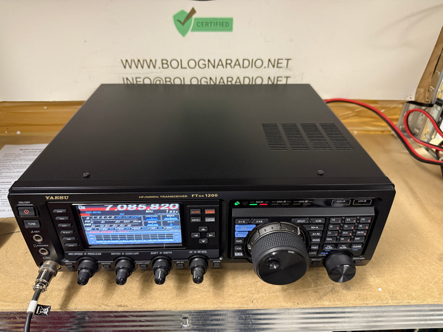 Yaesu FT dx 1200 + FFT1 + imballo Garanzia 12 Mesi