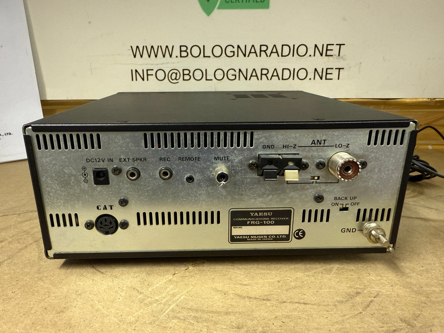 Yaesu frg 100 perfetto + alimentatore