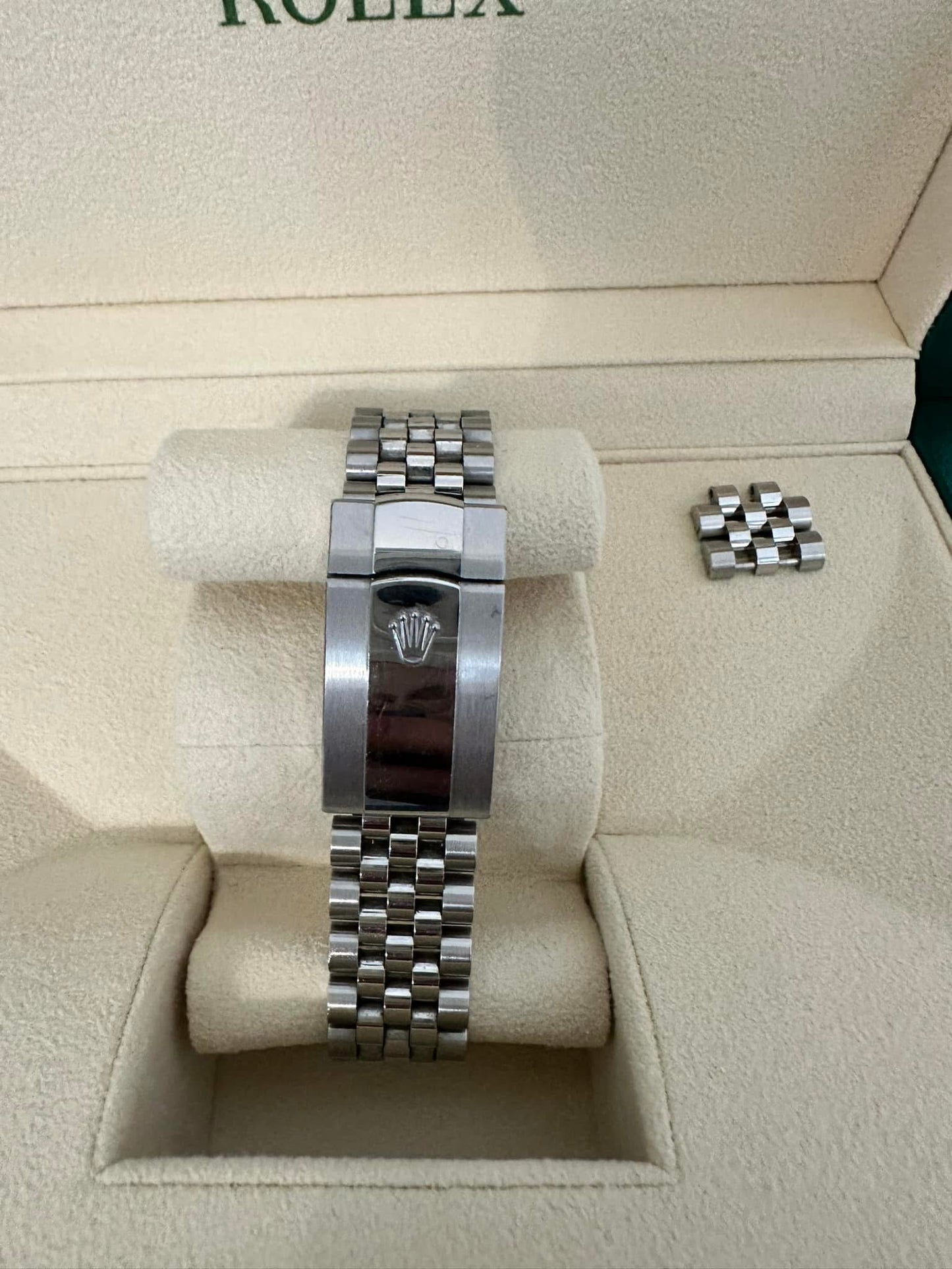 Rolex 126334 datejust 41 mm Wimbledon acciaio e oro bianco