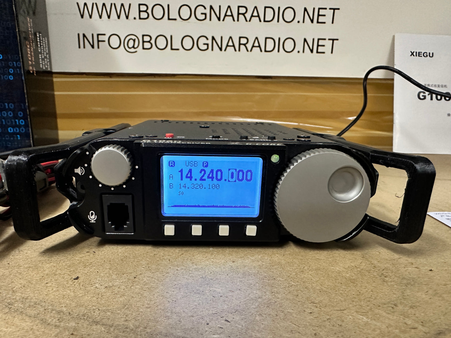 XIEGU G106 SDR - RICETRASMETTITORE HF RADIO QRP 5W, SSB CW AM WFM FT8, MODALITÀ DATI