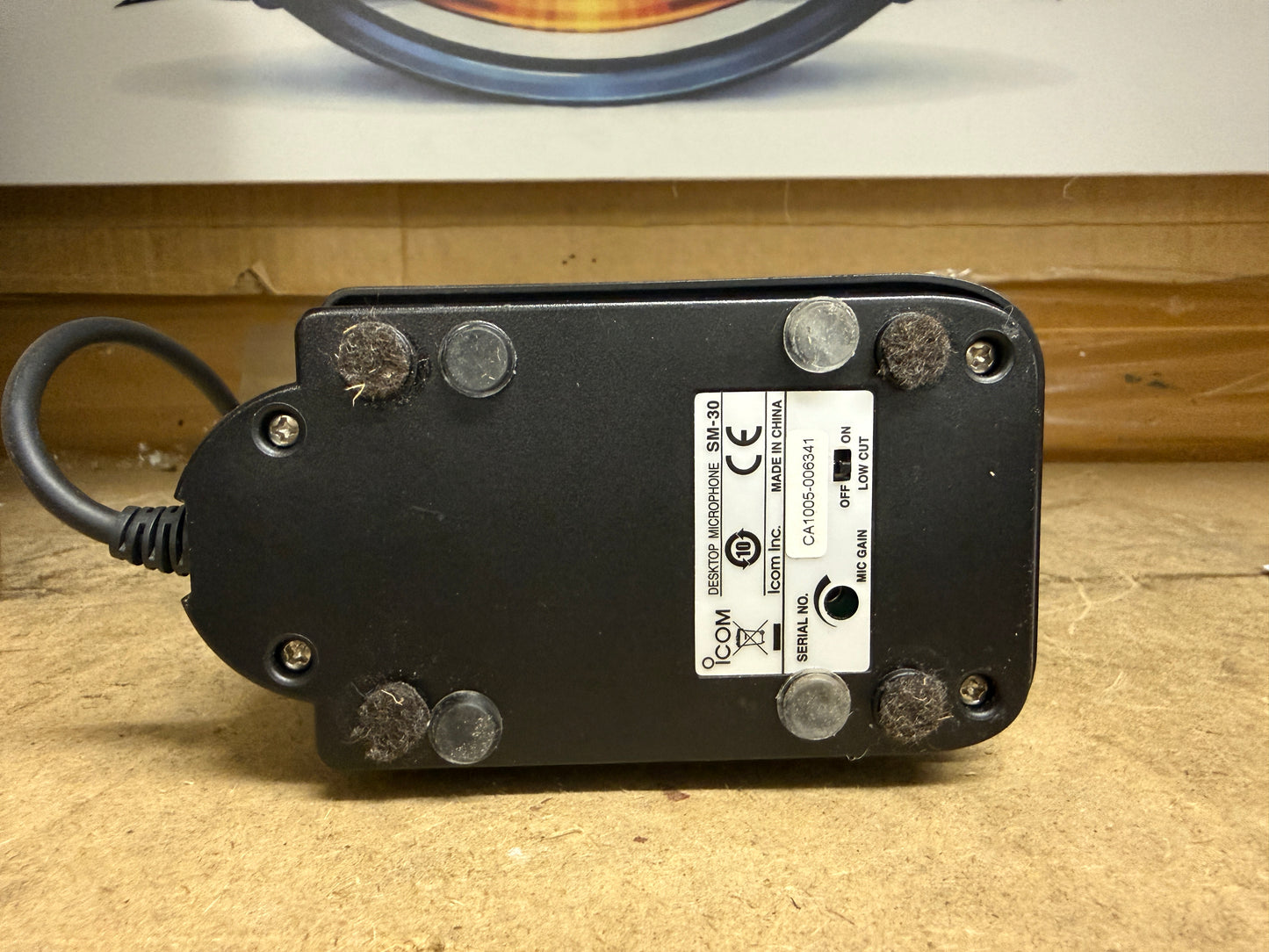 Icom SM 30 microfono da tavolo pari al nuovo