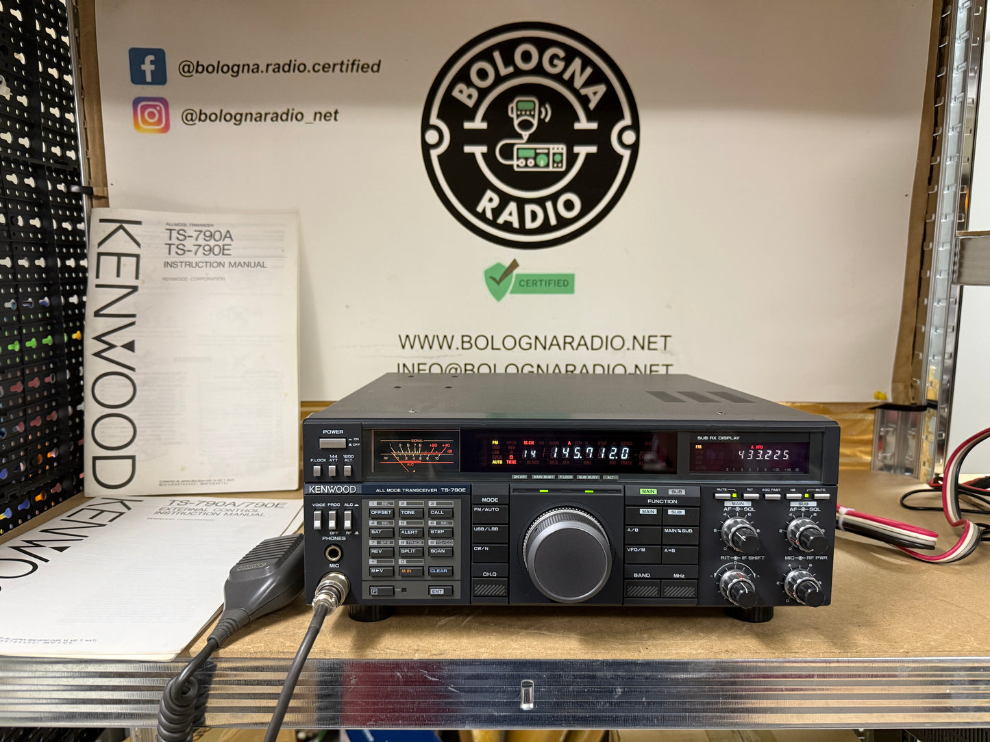 Kenwood ts 790e + toni squelch + filtro CW + imballo