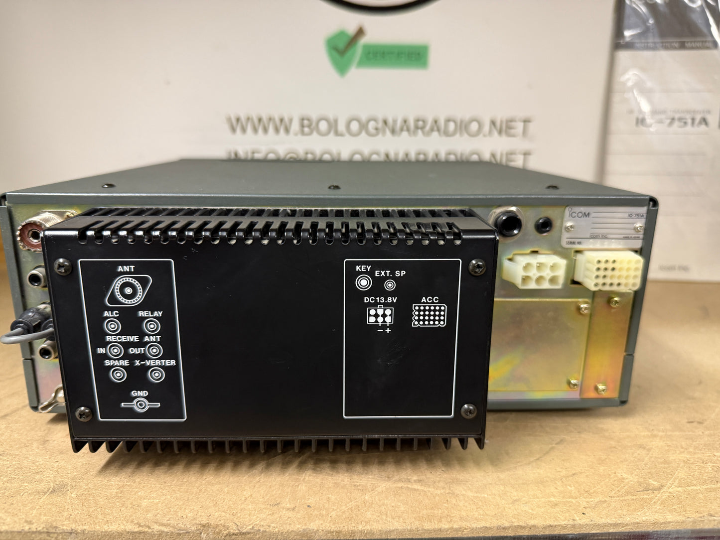 A1 - Icom IC 751 A + ex310 + rc10 + imballo pari al nuovo