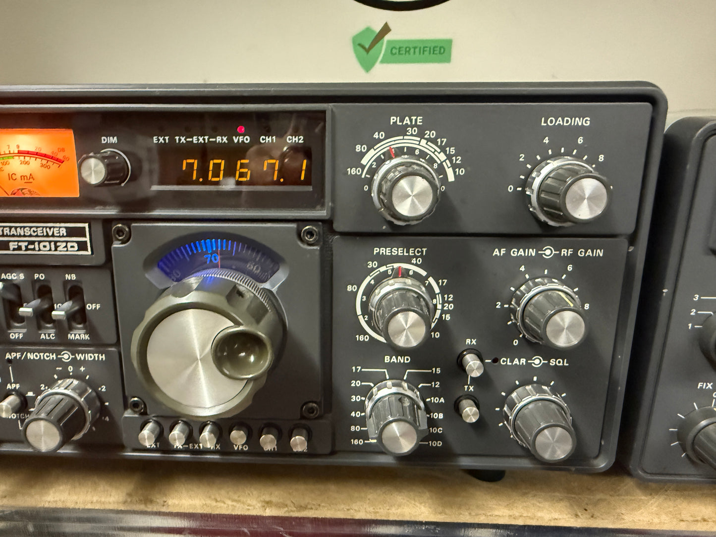 Yaesu FT 101 ZD MK3 + vfo esterno + AM + FM