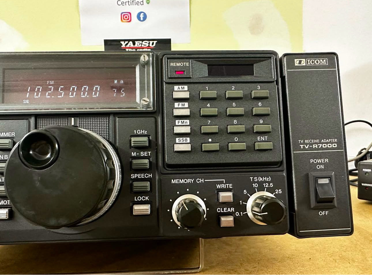 Ricevitore scanner icom ic r 7000