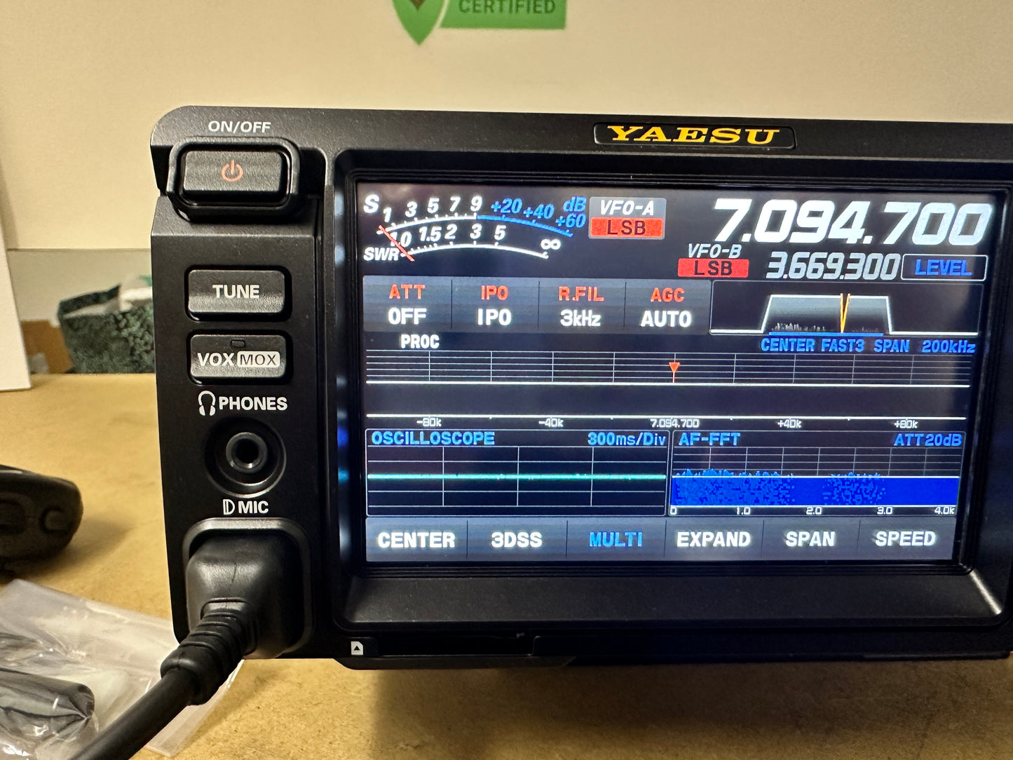 Ricetrasmettitore Yaesu FTDX 10