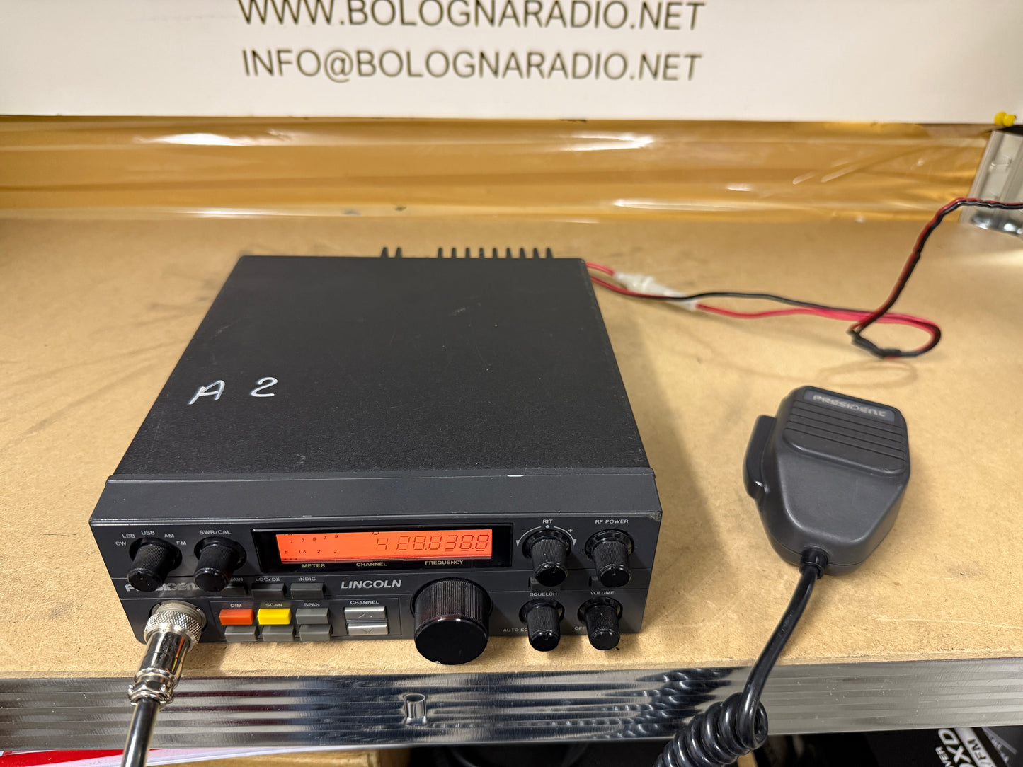 Ricetrasmettitore President Lincoln perfetto