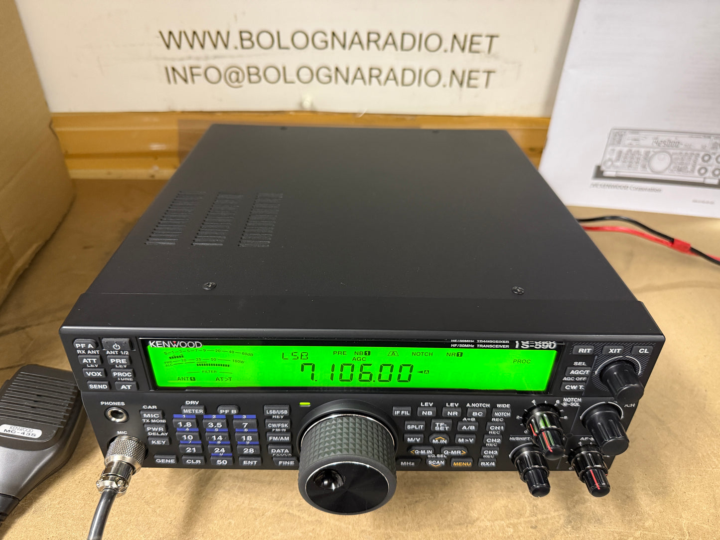 A1 KENWOOD TS 590SG pari al nuovo Garanzia 12 Mesi Doppio imballo