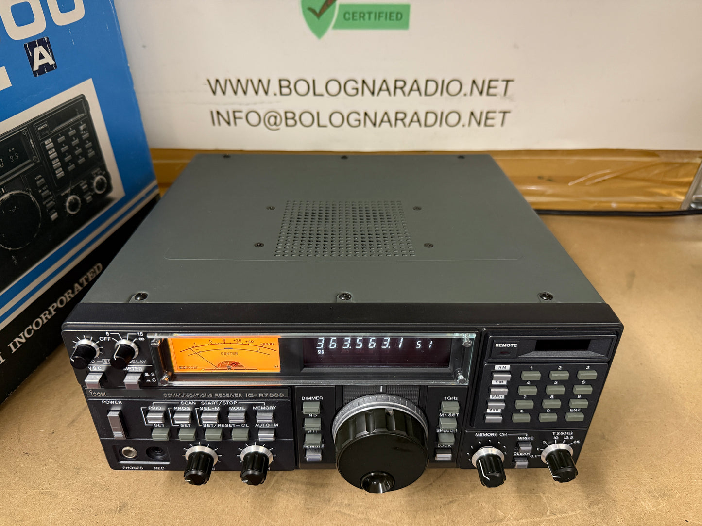 Icom ic r 7000A pari al nuovo imballo originale