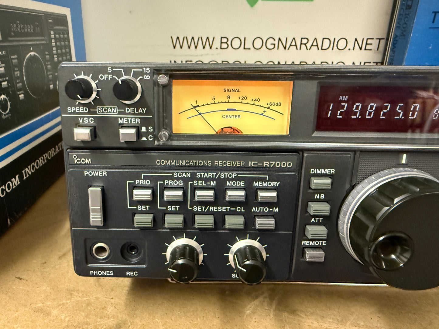 Icom ic r 7000 pari al nuovo + imballo + RC12 + TV R7000 garanzia 12 mesi