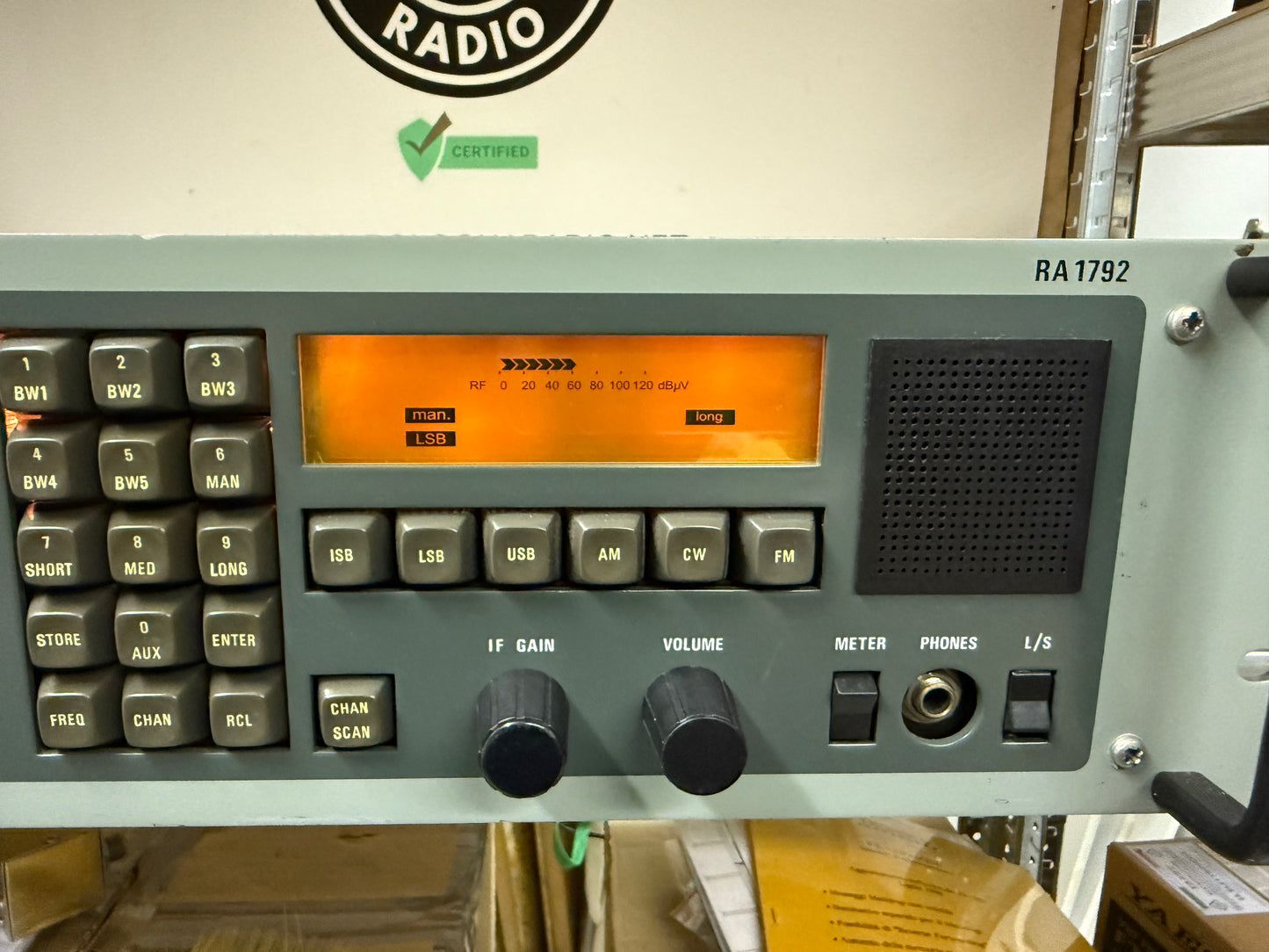 Racal RA 1792 + filtri totalmente revisionato