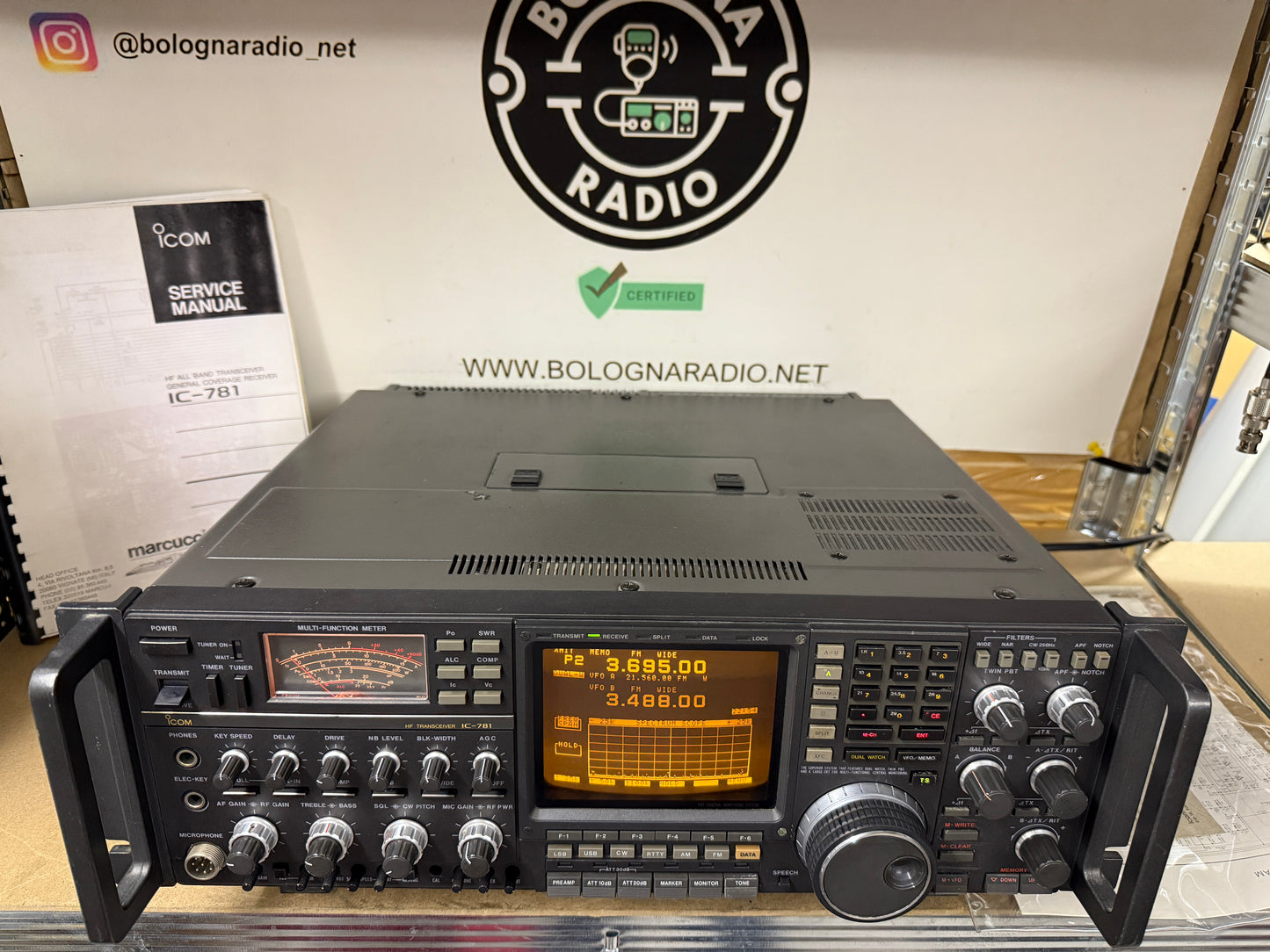 Icom IC 781 perfetto full set + imballo