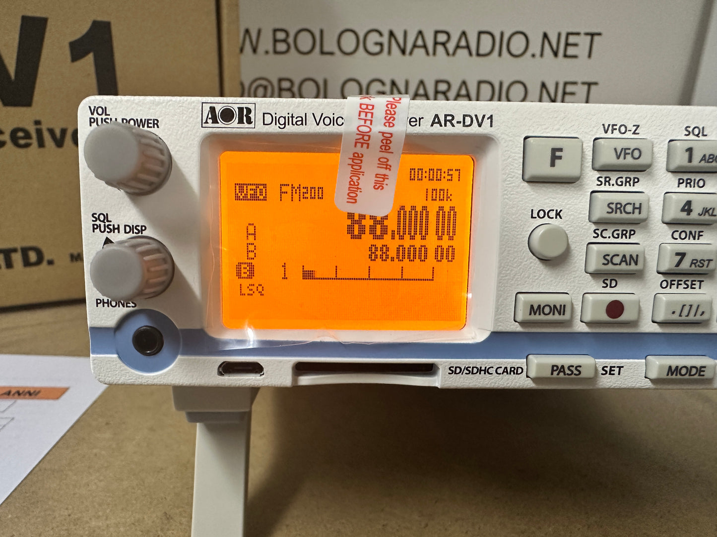02 Aor DV1 nuovo garanzia 36 mesi
