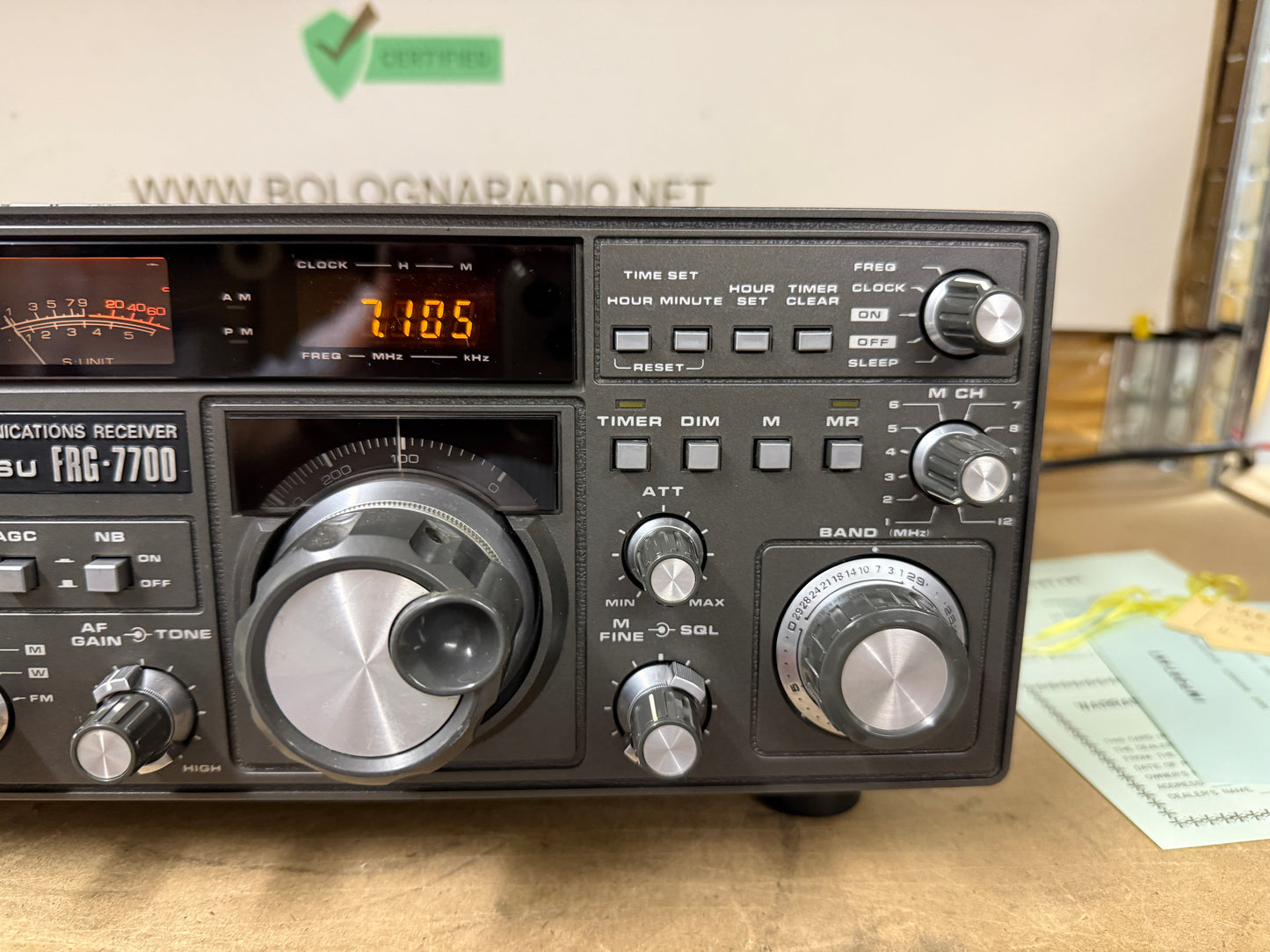 Yaesu frg 7700 + frt 7700 + frv 7700 perfetto