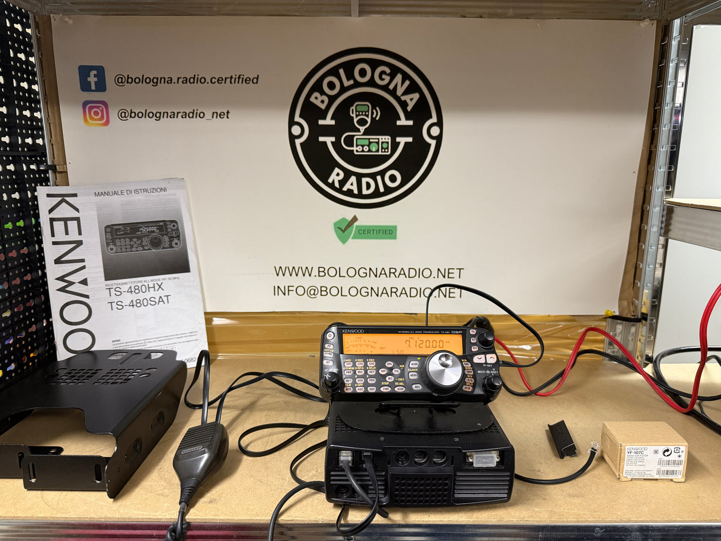 Kenwood ts-480HX + TCXO + filtro cw