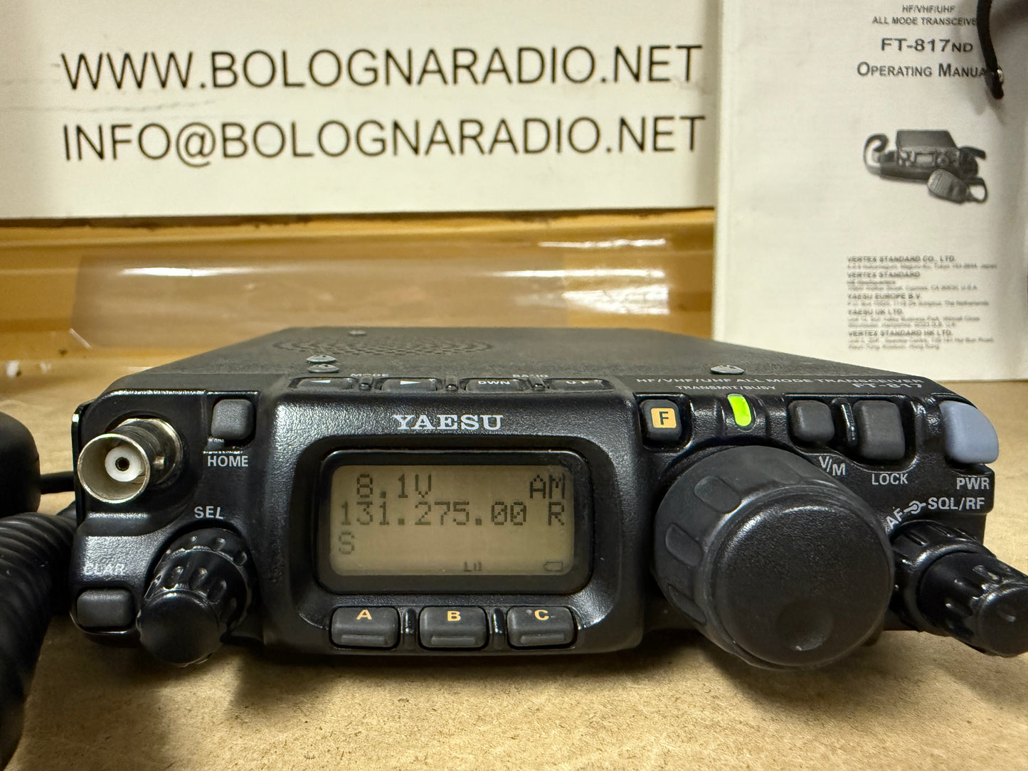 Yaesu ft 817 ND full set batteria nuova perfetto