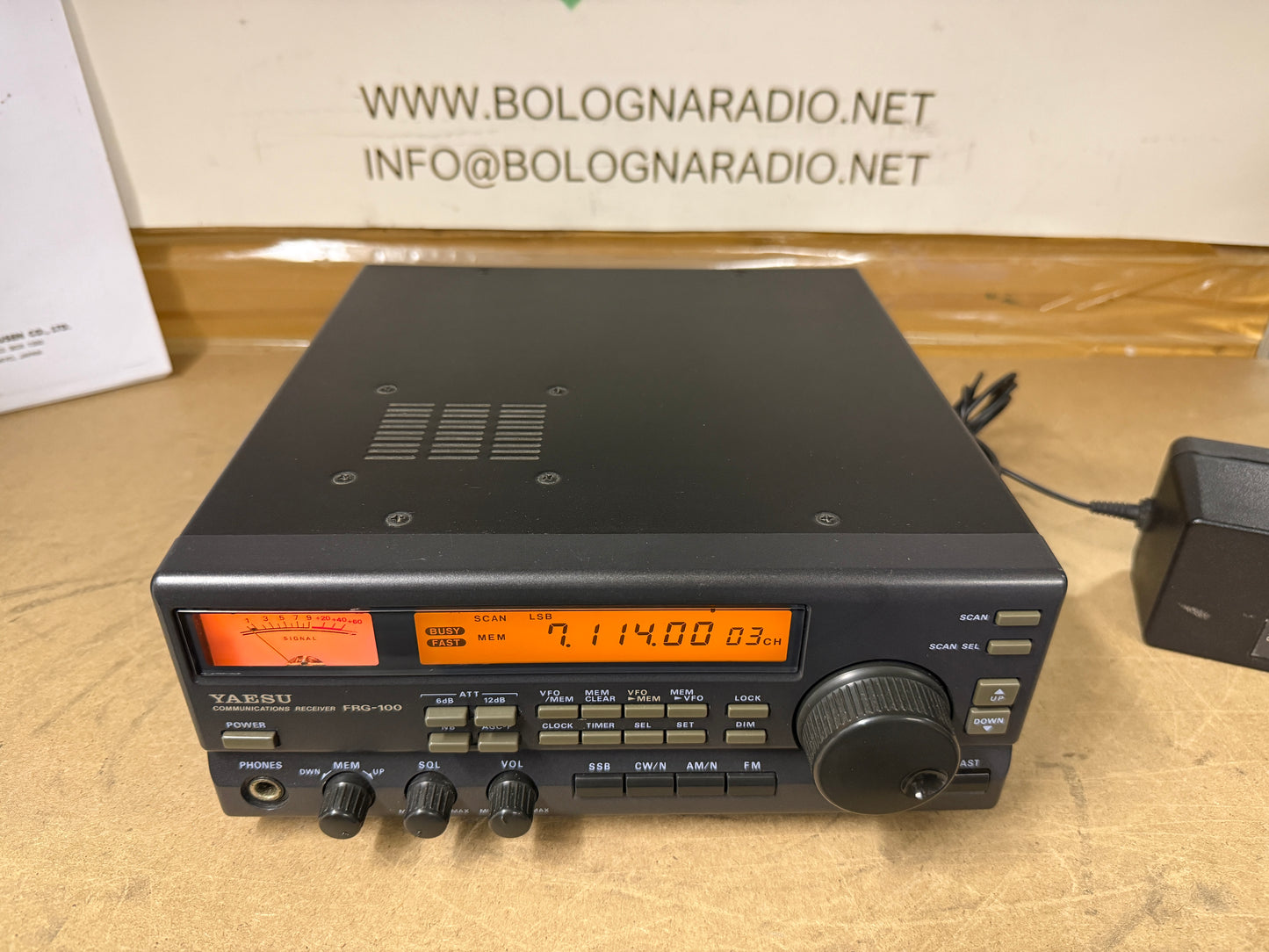 Yaesu frg 100 perfetto + alimentatore