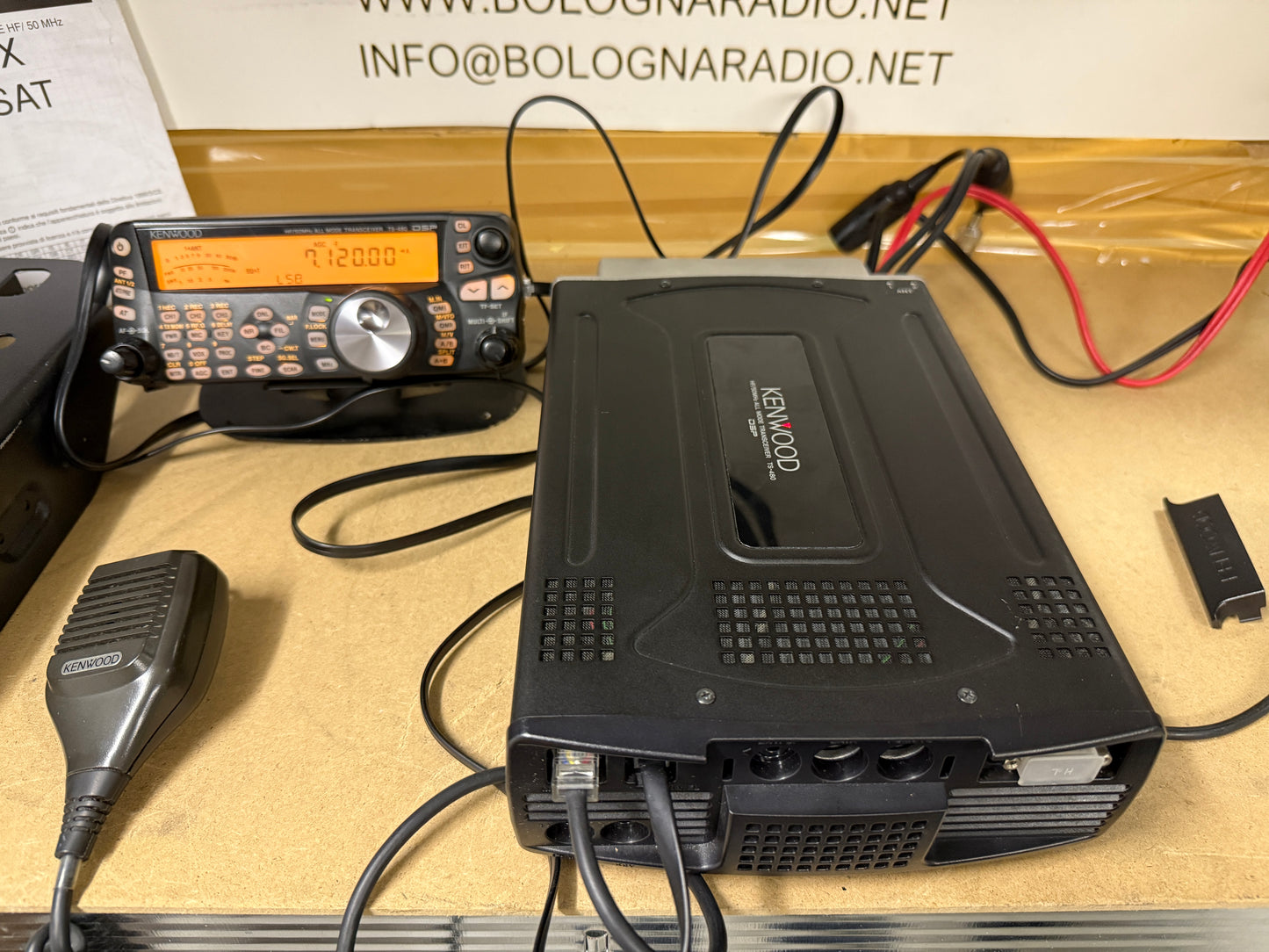 Kenwood ts-480HX + TCXO + filtro cw