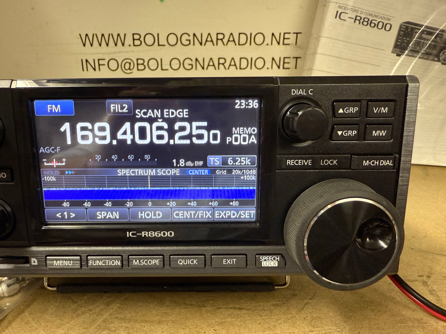 Icom ic r 8600 pari al nuovo Garanzia 12 mesi