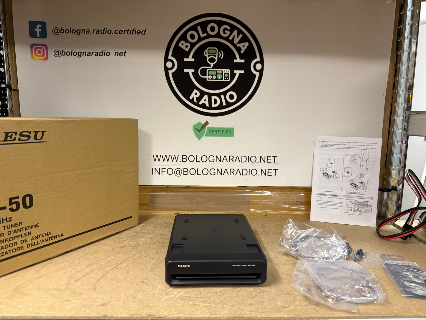 Yaesu FC-50 Accordatore Automatico Fper FT-891 / 857 / 897 Pari Al Nuovo