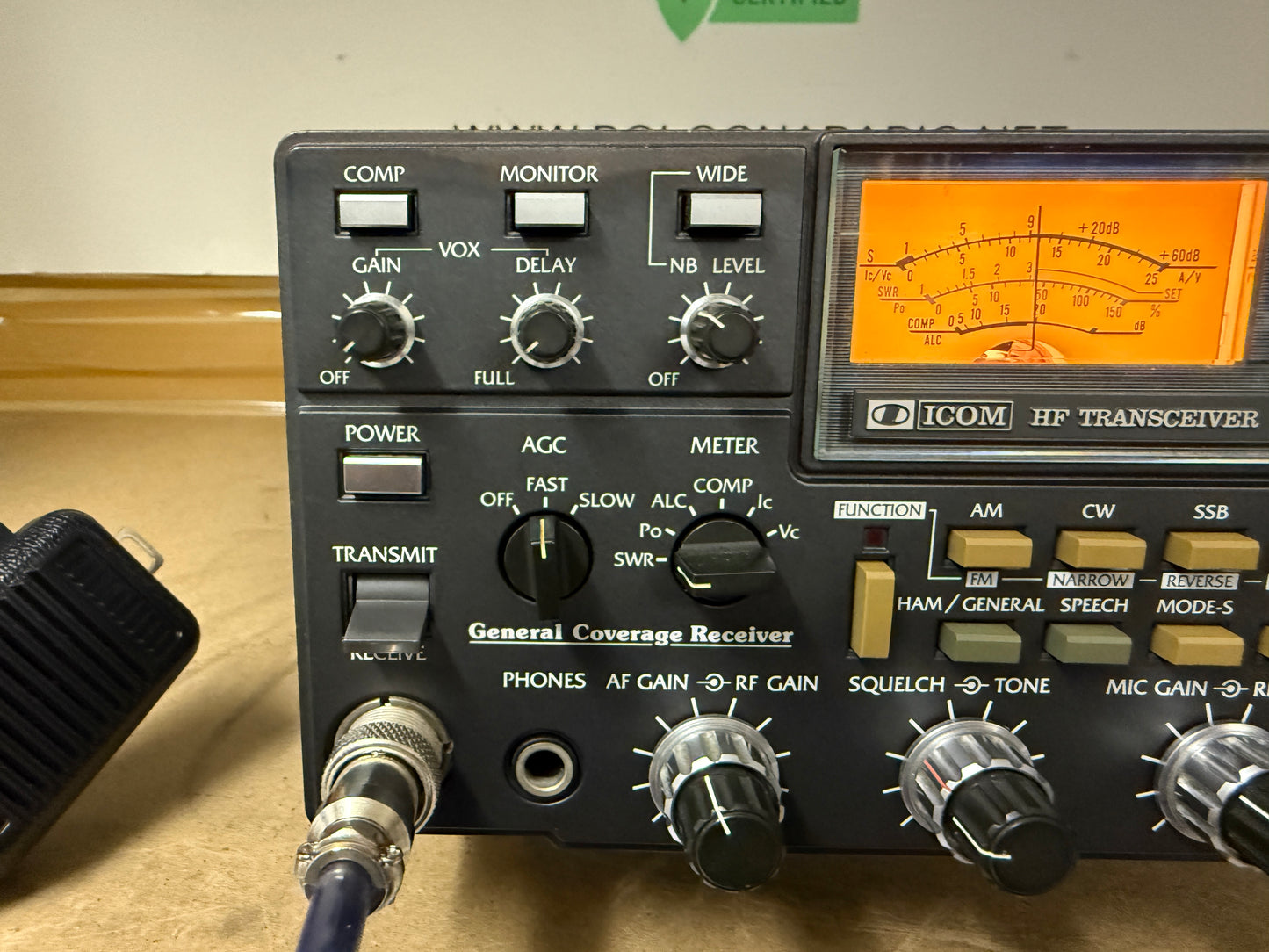 Icom IC 750 + PS35 100watt perfetto 220 volt