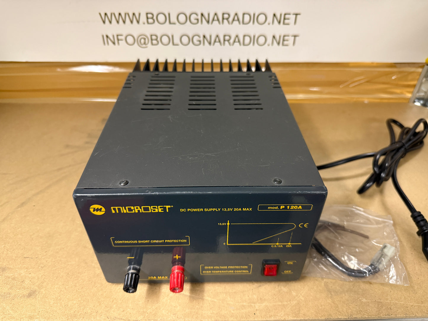 Microset P 120A alimentatore 20A