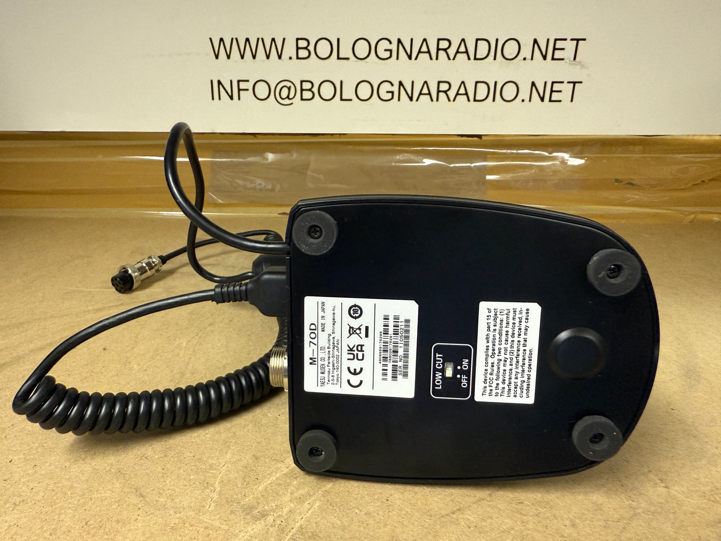 Yaesu M 70 mike da tavolo pari al nuovo