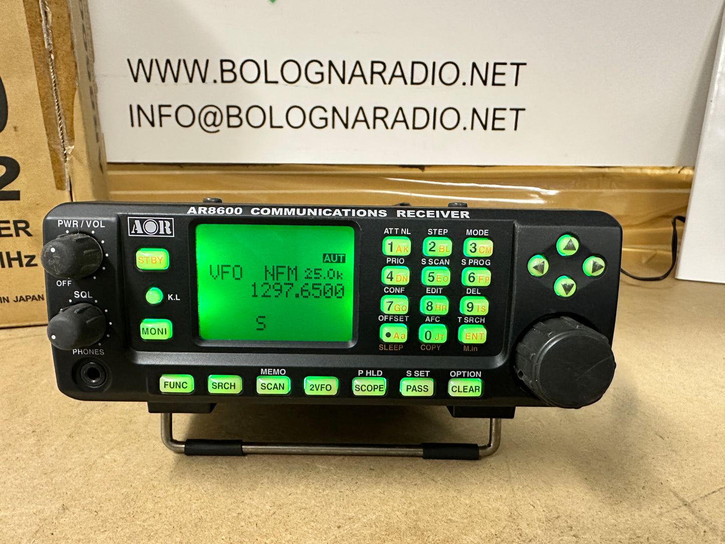 Ricevitore aor 8600 MK2 - 0,1-3000 MHz perfetto