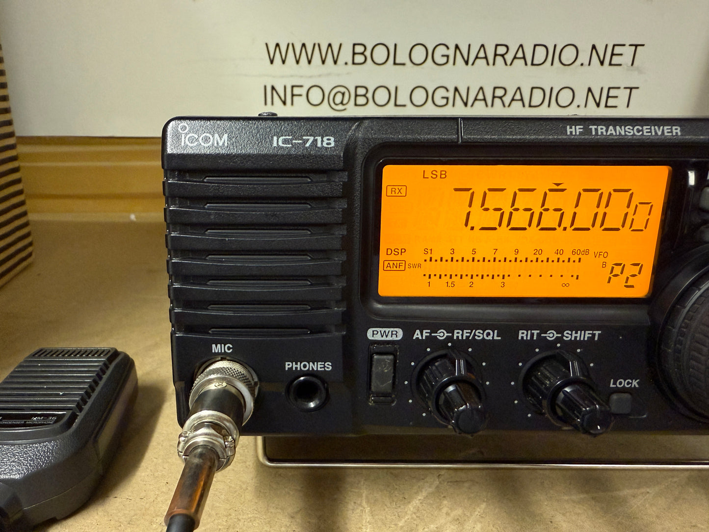 A1 - icom IC-718 con DSP espanso in TX 11 metri