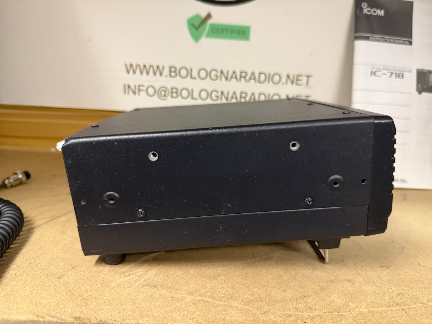 A1 - icom IC-718 con DSP espanso in TX 11 metri