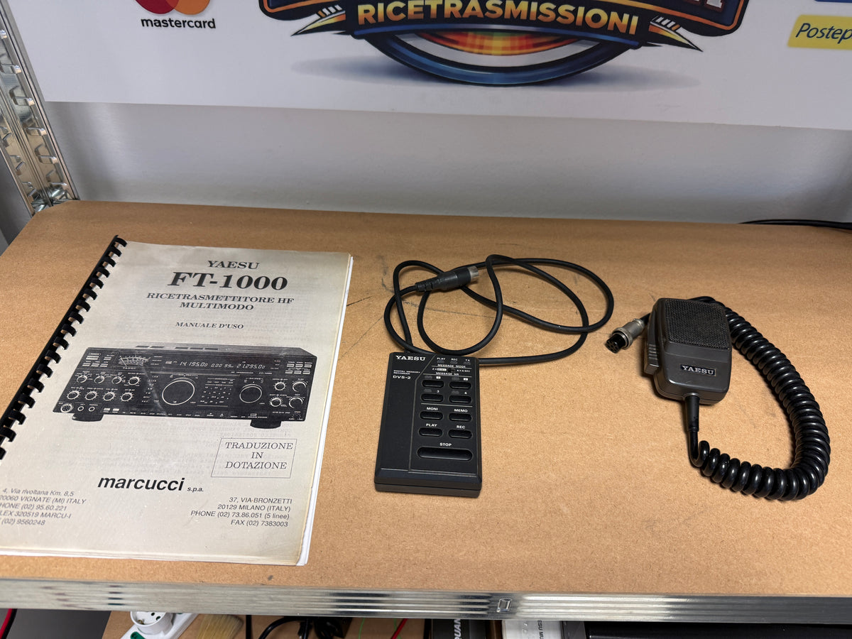 Yaesu FT 1000D + BPF1 + DVS2 full filtri Garanzia 12 mesi