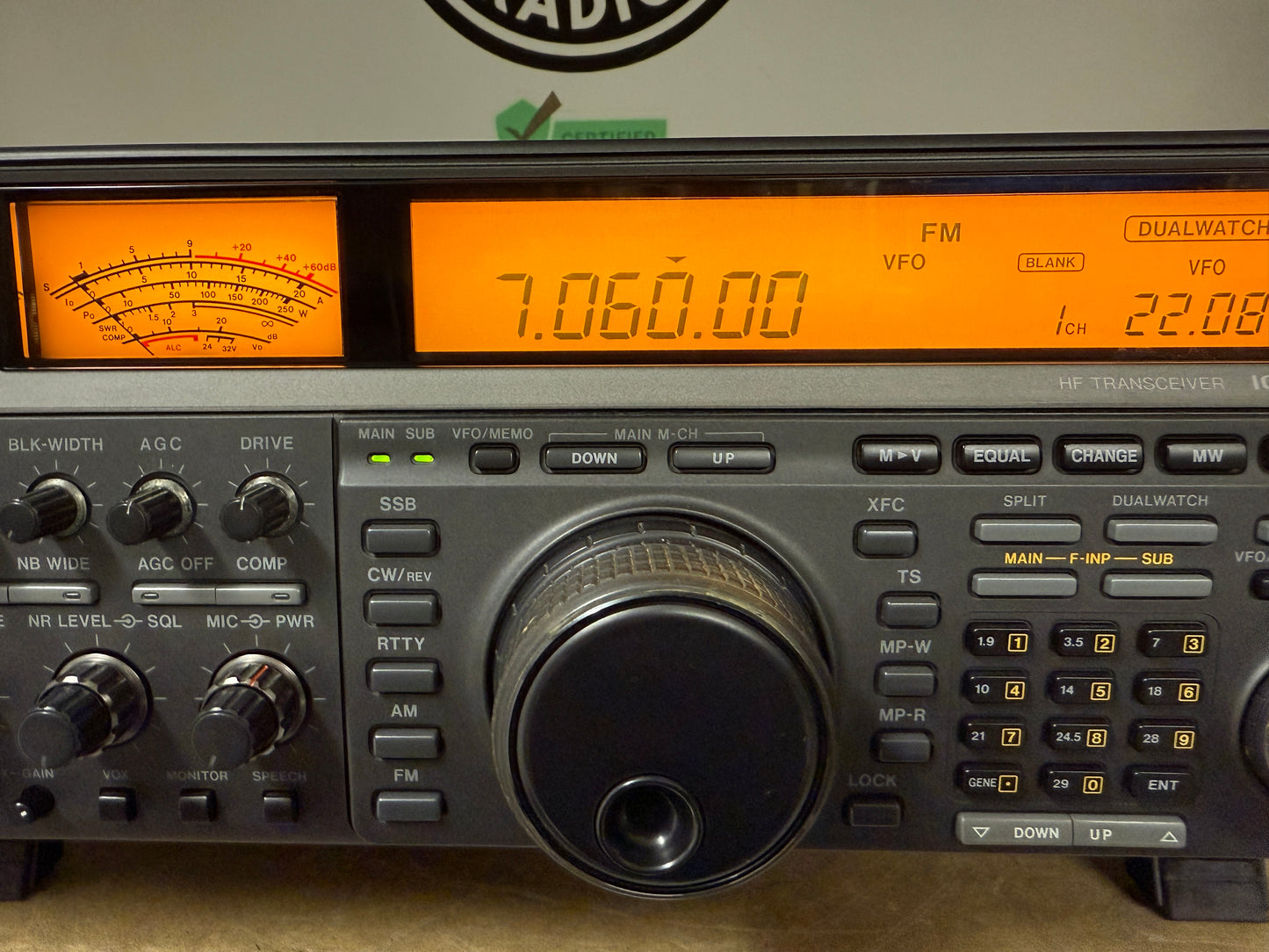 Icom ic 775 DSP 200 watt perfetto imballo originale