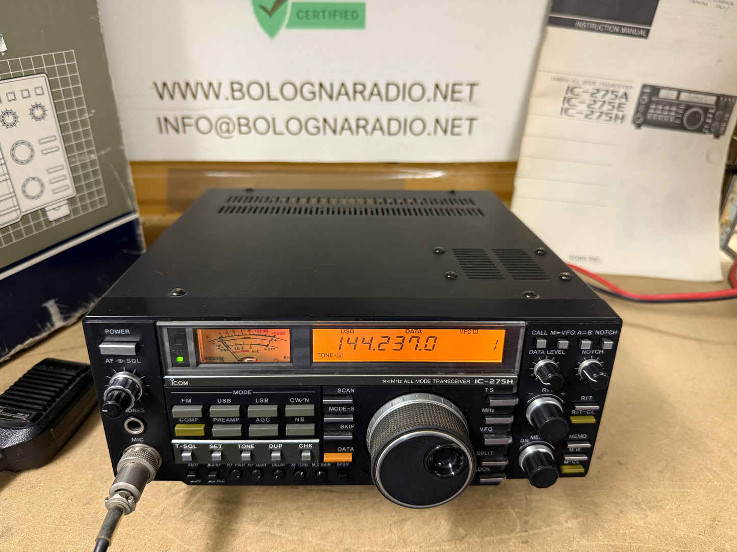 Icom ic 275H 100watt garanzia 12 mesi