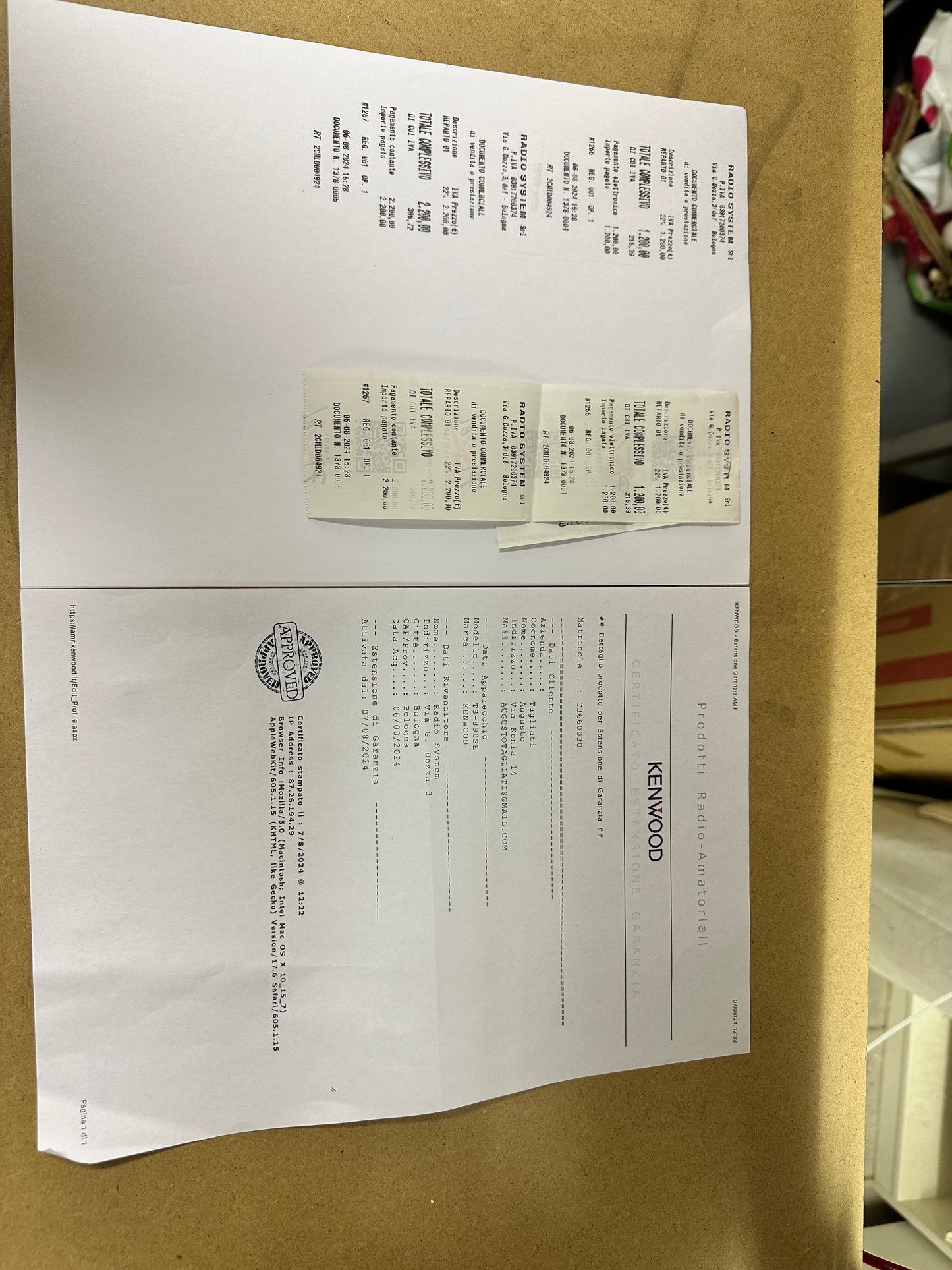 Ricetrasmettitore kenwood TS-890