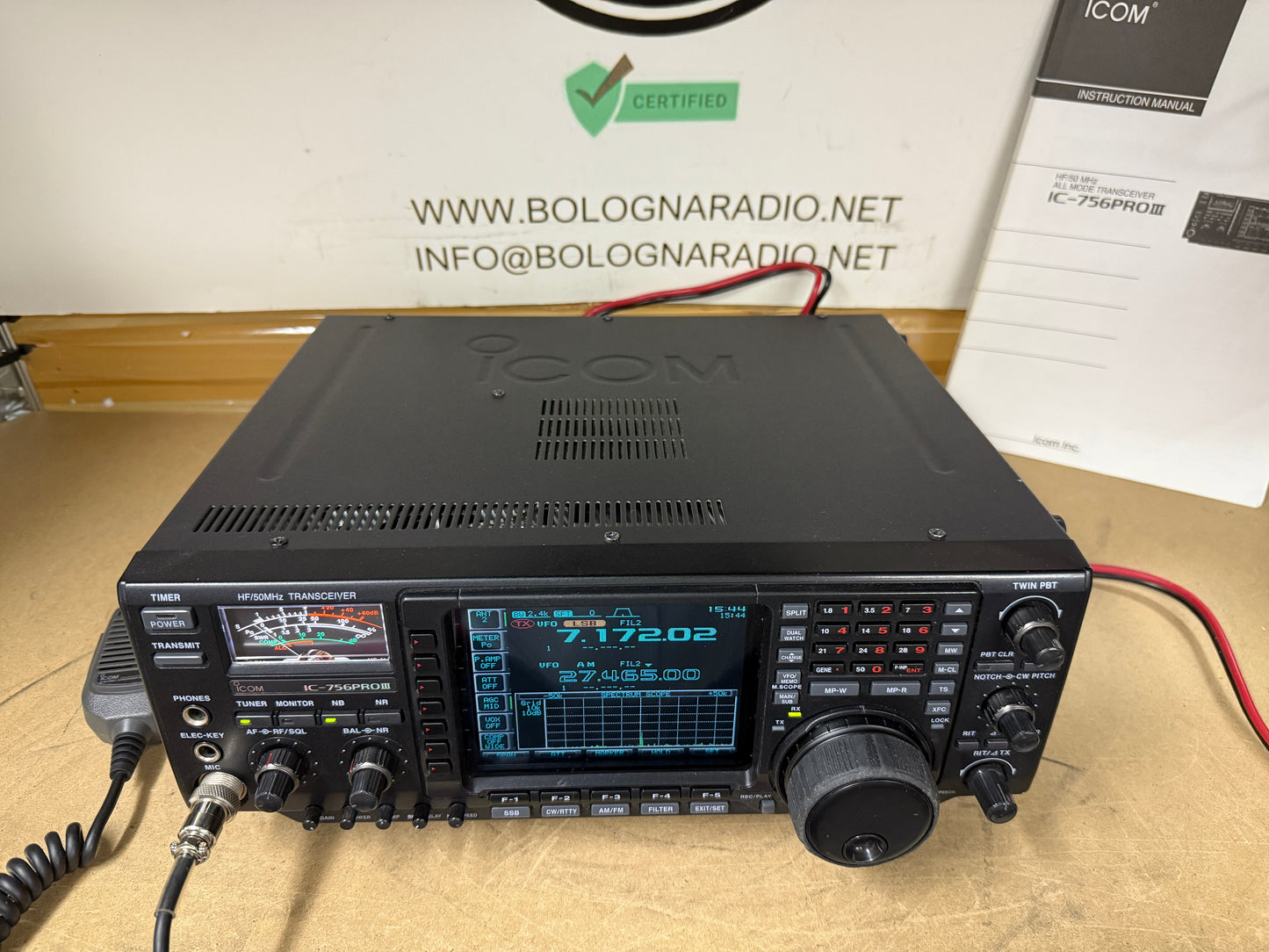 Icom IC 756 pro3 perfetta Garanzia 12 Mesi