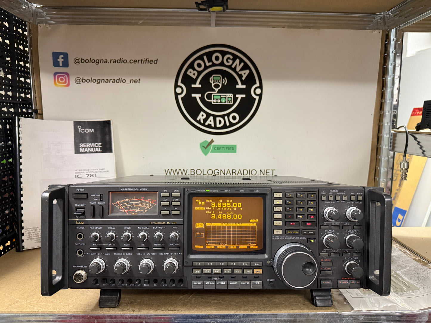 Icom IC 781 perfetto full set + imballo
