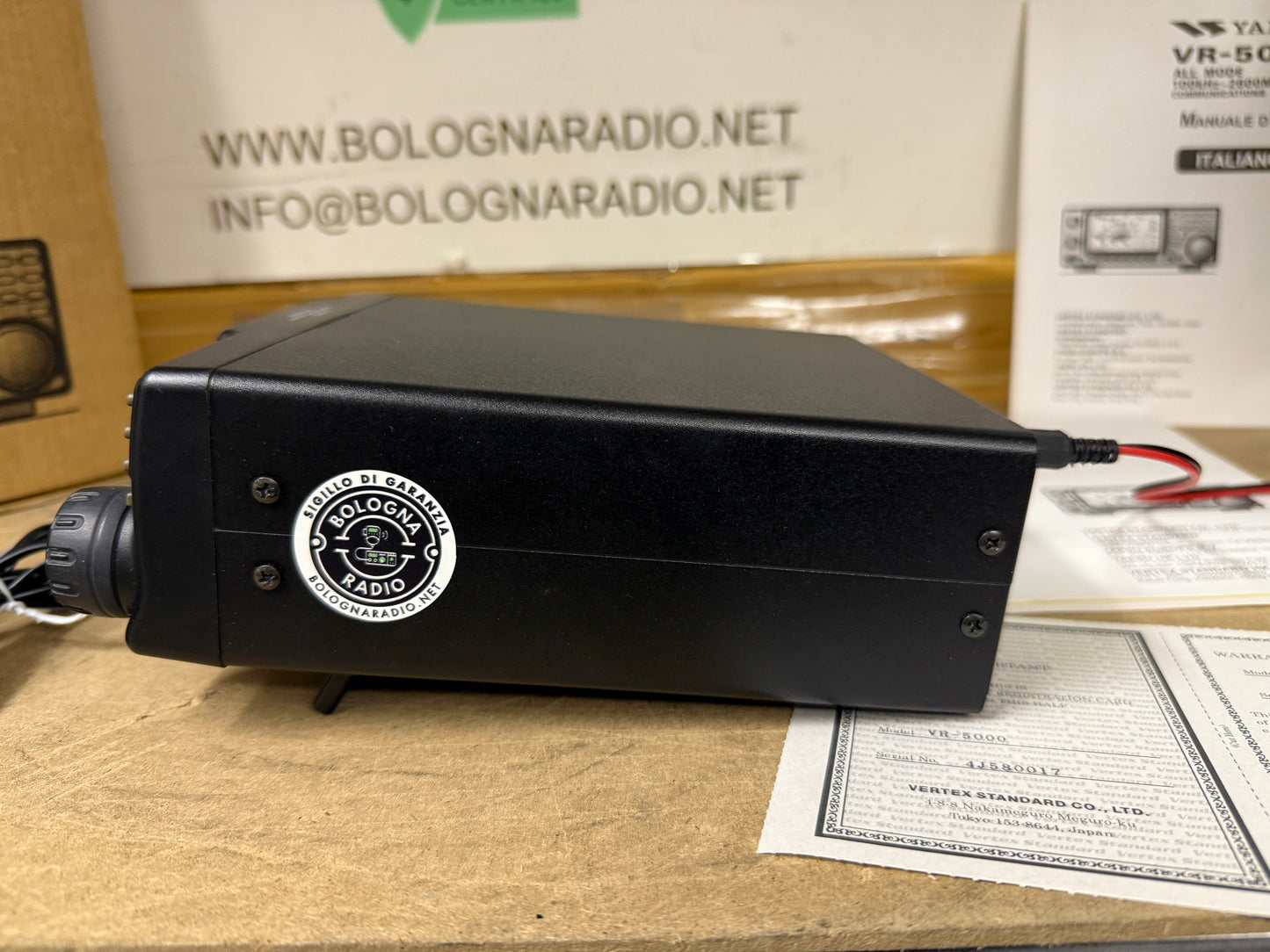 Yaesu VR 5000 pari al nuovo display OK full set 0 ~ 2600 MHz garanzia 12 mesi