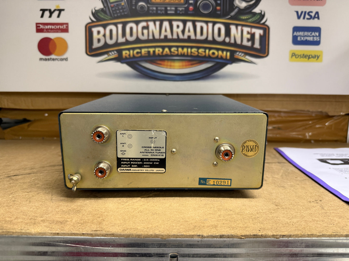 Daiwa CNW-418 HF da 3.5 a 30 MHz 500W PEP