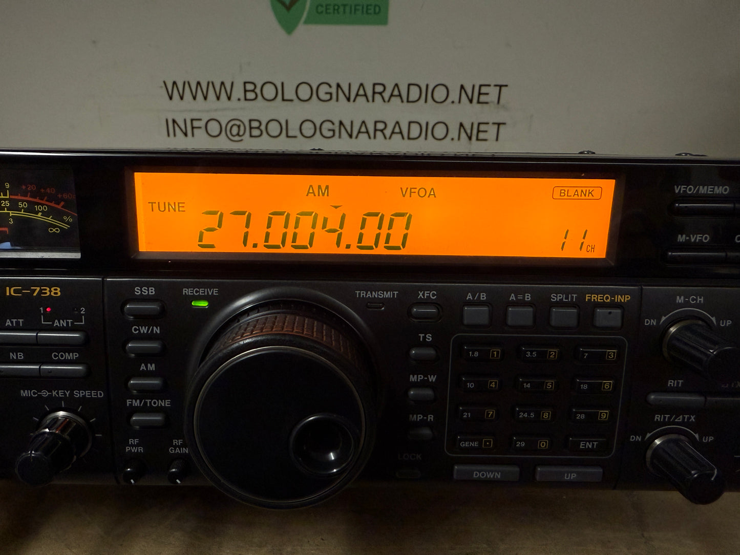 Icom ic 738 100 watt perfetto Garanzia 12 Mesi
