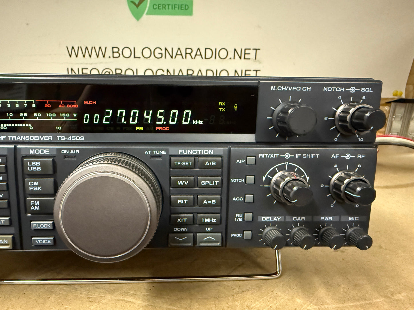 Kenwood TS 450 sat pari al nuovo garanzia 12 mesi