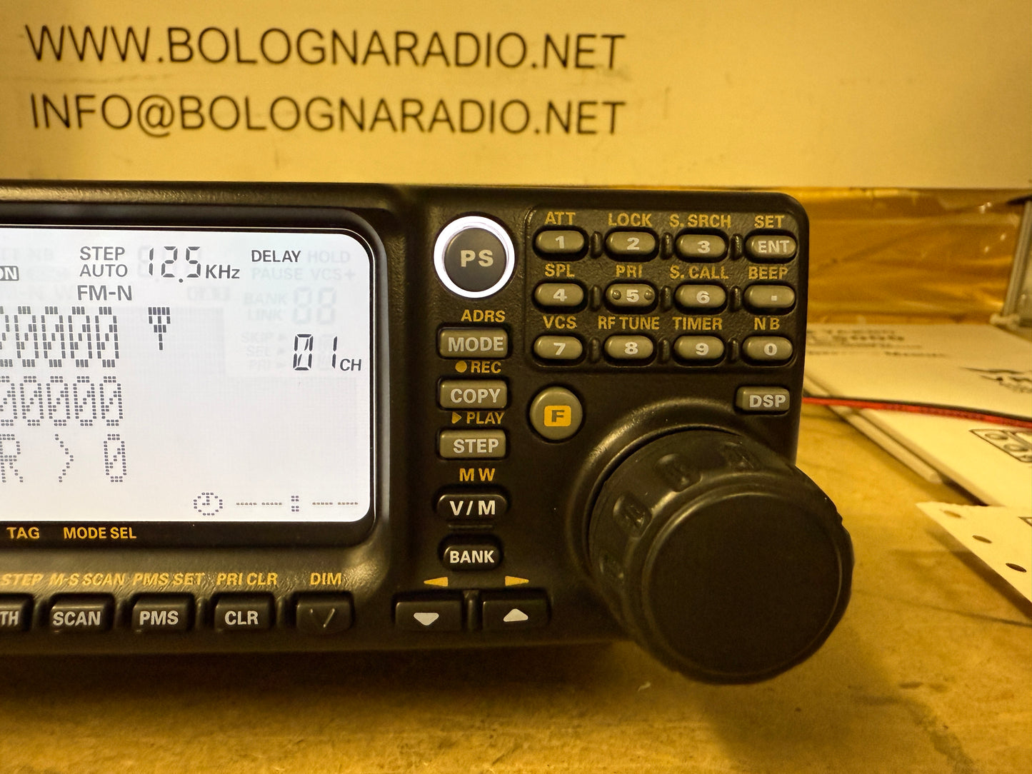 Yaesu VR 5000 ultima serie con DSP pari al nuovo Garanzia 12 mesi
