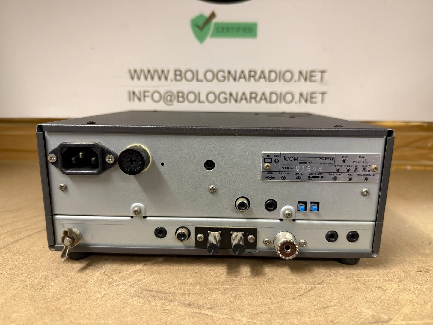 Icom IC R 72 pari al nuovo garanzia 12 mesi