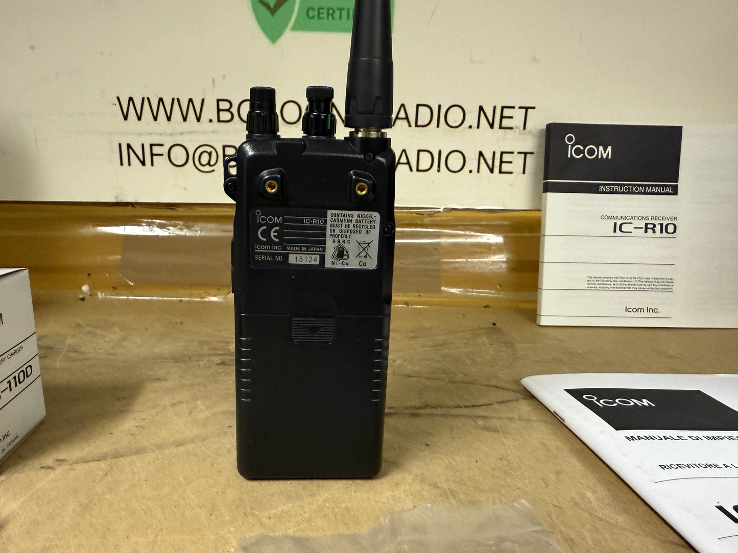 Icom ic r 10 pari al nuovo full set Garanzia 12 Mesi