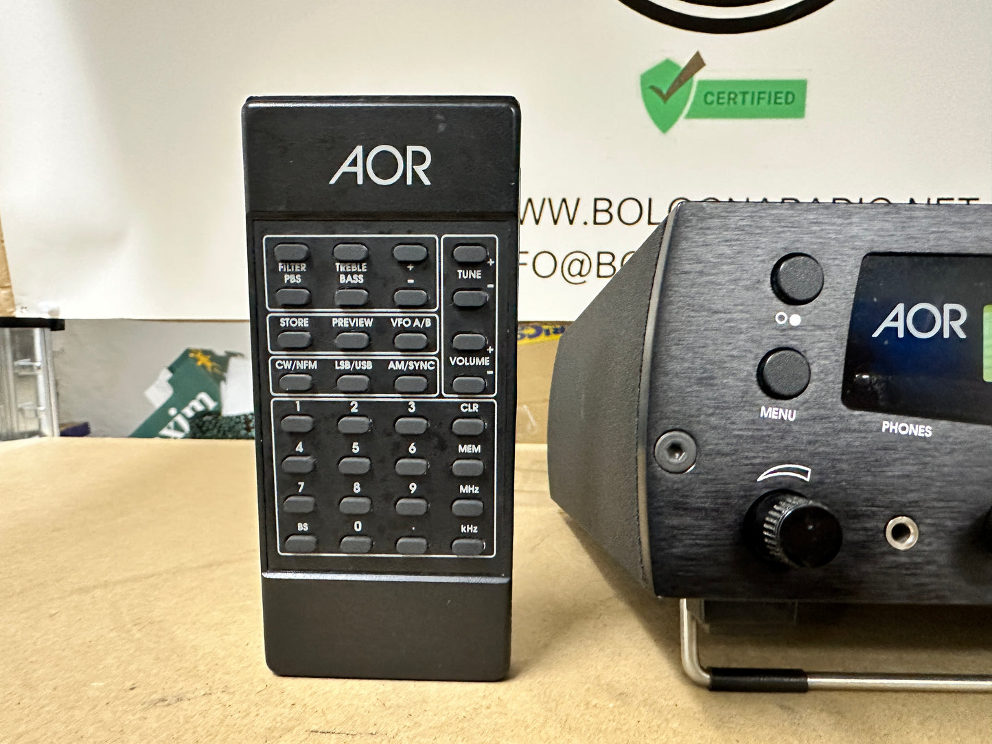 Ricevitore Aor AR-7030 + filtro Collins + filtro Notch