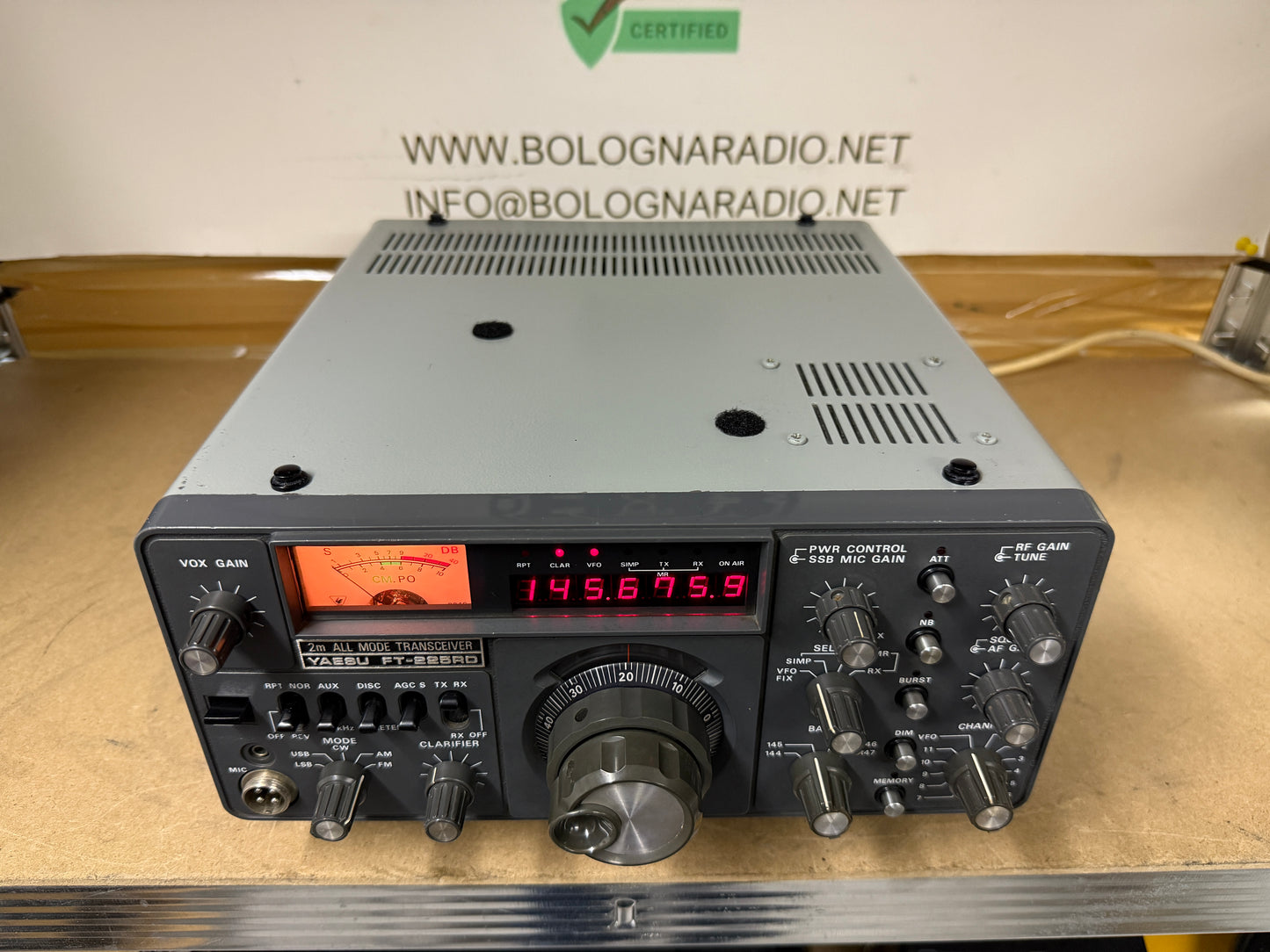 Yaesu FT 225RD VHF perfetta