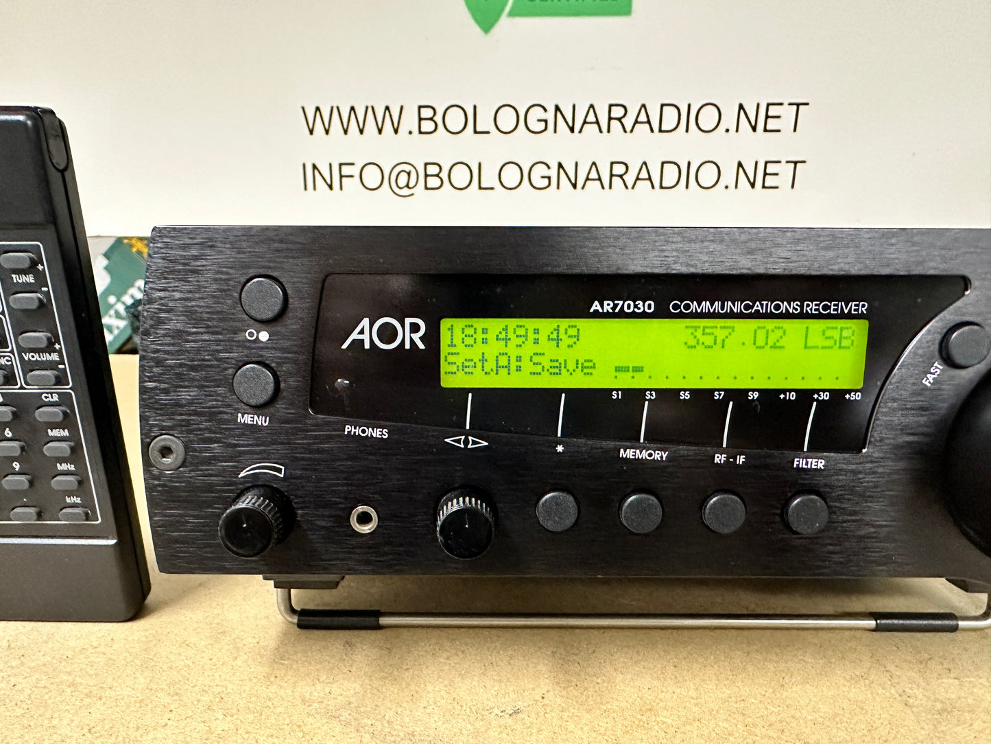 Ricevitore Aor AR-7030 + filtro Collins + filtro Notch