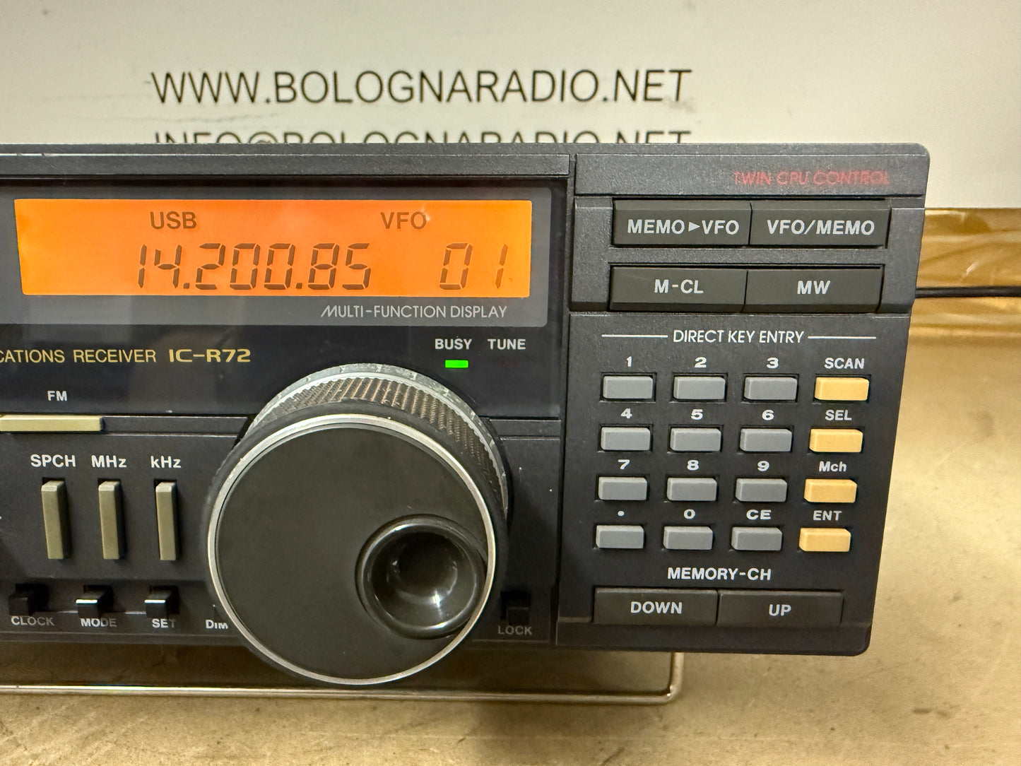 Icom IC R 72 pari al nuovo garanzia 12 mesi