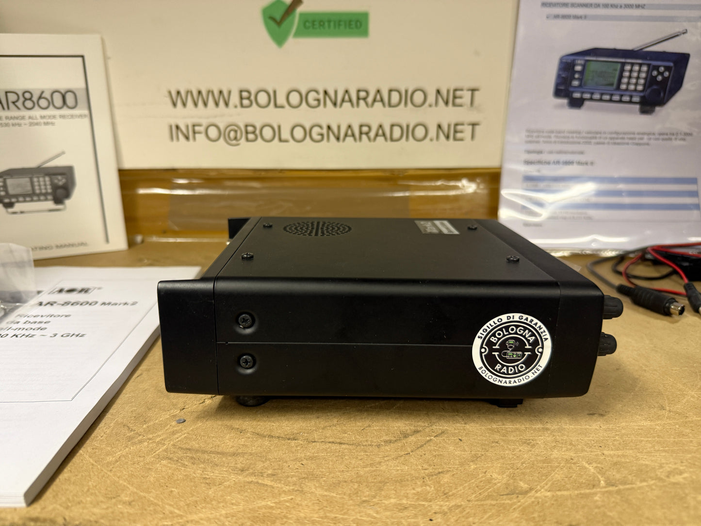 Ricevitore Aor Ar 8600 MK2 + ASM8600 pari al nuovo garanzia 12 mesi